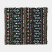 HARRY POTTER™ Holiday Sweater Muster Fleecedecke (Vorderseite (Horizontal))