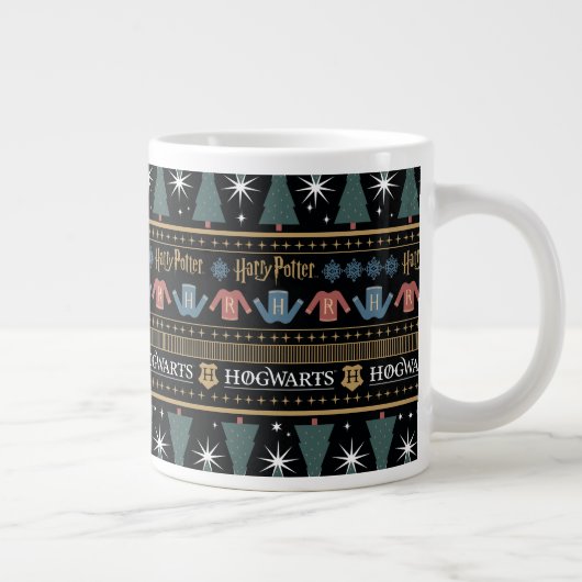 HARRY POTTER™ Holiday Sweater Muster Jumbo-Tasse (Rechts)