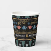 HARRY POTTER™ Holiday Sweater Muster Pappbecher (Vorderseite)