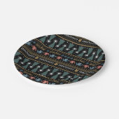 HARRY POTTER™ Holiday Sweater Muster Pappteller (Schrägansicht)