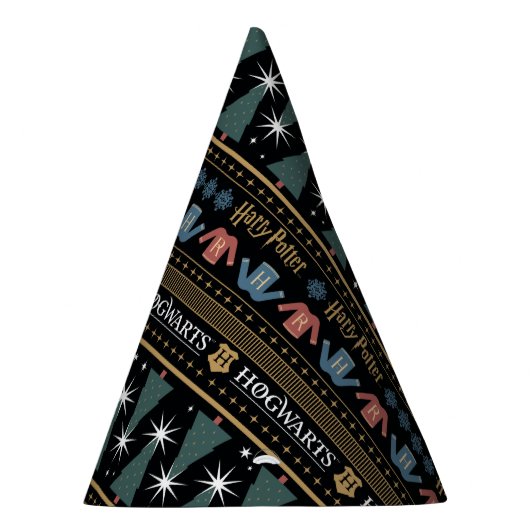 HARRY POTTER™ Holiday Sweater Muster Partyhütchen (Rechts)