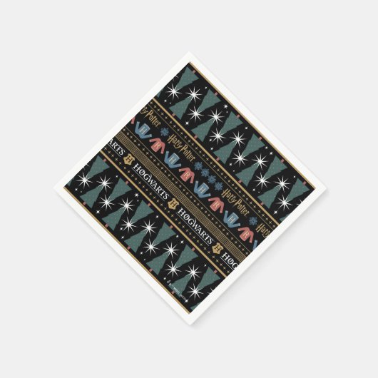 HARRY POTTER™ Holiday Sweater Muster Serviette (Ecke)