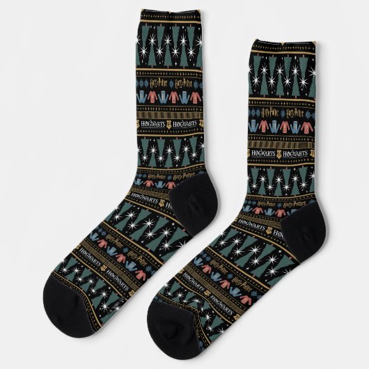 HARRY POTTER™ Holiday Sweater Muster Socken (Linkes Detail)