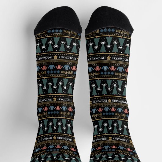 HARRY POTTER™ Holiday Sweater Muster Socken (Oben)