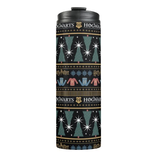 HARRY POTTER™ Holiday Sweater Muster Thermosbecher (Vorderseite)