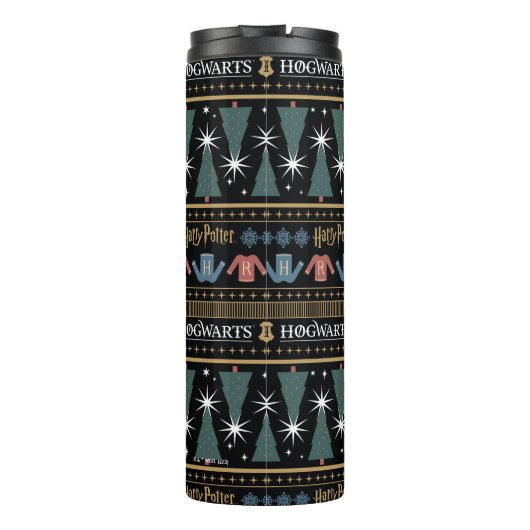 HARRY POTTER™ Holiday Sweater Muster Thermosbecher (Rückseite)