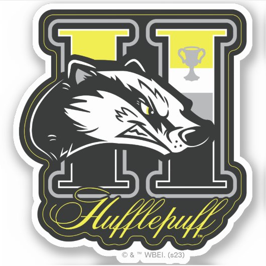 HARRY POTTER™ | HUFFLEPUFF™ Athletisches Abzeichen Aufkleber (Vorderseite)