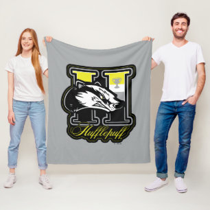 HARRY POTTER™ HUFFLEPUFF™ Athletisches Abzeichen Fleecedecke