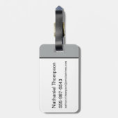 HARRY POTTER™ | HUFFLEPUFF™ Athletisches Abzeichen Gepäckanhänger (Rückseite vertikal)