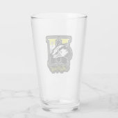 HARRY POTTER™ | HUFFLEPUFF™ Athletisches Abzeichen Glas (Rückseite)