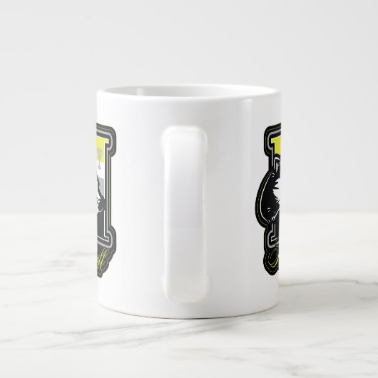 HARRY POTTER™ | HUFFLEPUFF™ Athletisches Abzeichen Jumbo-Tasse (Rückseite)