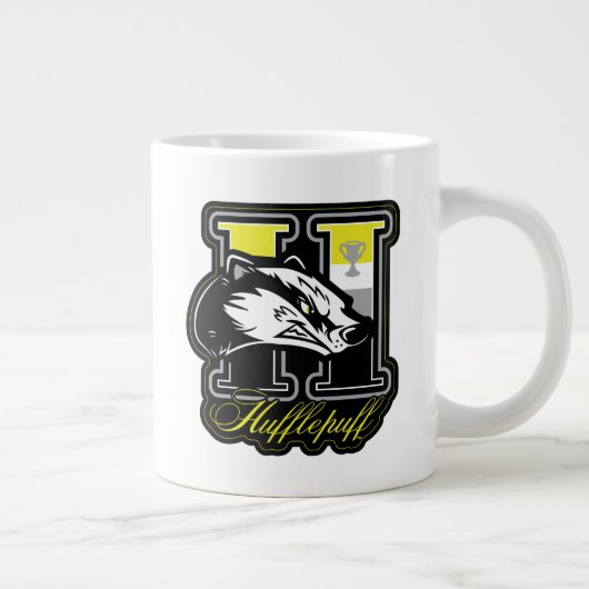 HARRY POTTER™ | HUFFLEPUFF™ Athletisches Abzeichen Jumbo-Tasse (Rechts)