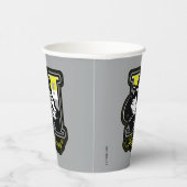 HARRY POTTER™ | HUFFLEPUFF™ Athletisches Abzeichen Pappbecher (Rechts)