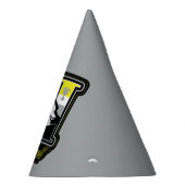 HARRY POTTER™ | HUFFLEPUFF™ Athletisches Abzeichen Partyhütchen (Rechts)