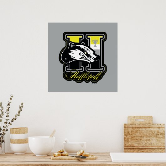 HARRY POTTER™ | HUFFLEPUFF™ Athletisches Abzeichen Poster (Küche)