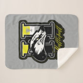 HARRY POTTER™ | HUFFLEPUFF™ Athletisches Abzeichen Sherpadecke (Vorderseite (Horizontal))