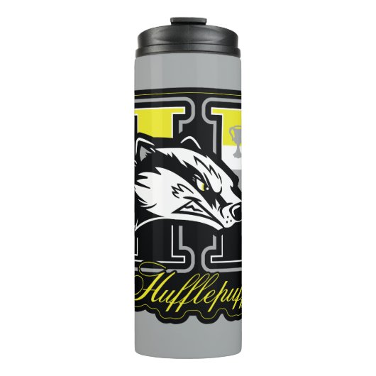 HARRY POTTER™ | HUFFLEPUFF™ Athletisches Abzeichen Thermosbecher (Vorderseite)