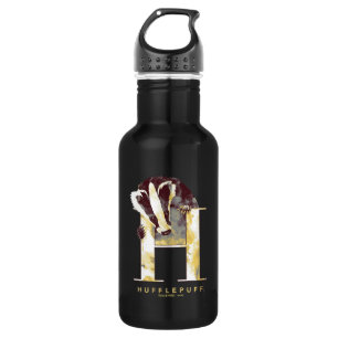Harry Potter   HUFFLEPUFF™ Badger Edelstahlflasche