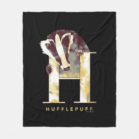 Harry Potter | HUFFLEPUFF™ Badger Fleecedecke (Vorderseite)