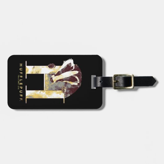 Harry Potter | HUFFLEPUFF™ Badger Gepäckanhänger (Vorderseite horizontal)