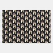 Harry Potter | HUFFLEPUFF™ Badger Geschenkpapier Set (Vorderseite)