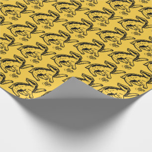 Harry Potter   Hufflepuff Badger Icon Geschenkpapier