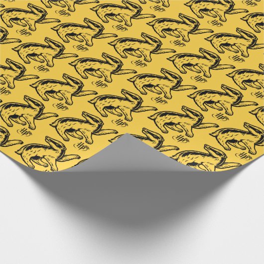 Harry Potter | Hufflepuff Badger Icon Geschenkpapier (Ecke)