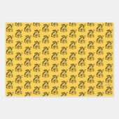 Harry Potter | Hufflepuff Badger Icon Geschenkpapier Set (Vorderseite 3)