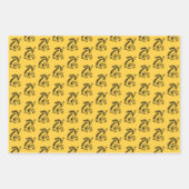 Harry Potter | Hufflepuff Badger Icon Geschenkpapier Set (Vorderseite 2)