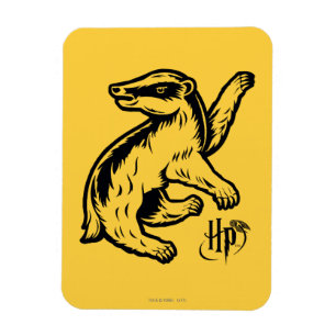 Harry Potter   Hufflepuff Badger Icon Magnet