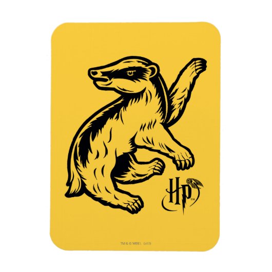 Harry Potter | Hufflepuff Badger Icon Magnet (Vertikal)