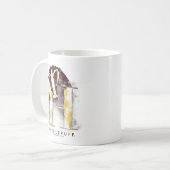 Harry Potter | HUFFLEPUFF™ Badger Kaffeetasse (Vorderseite Links)