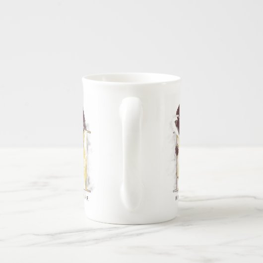 Harry Potter | HUFFLEPUFF™ Badger Porzellantasse (Rückseite)