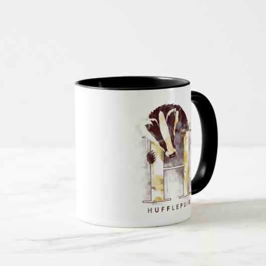 Harry Potter | HUFFLEPUFF™ Badger Tasse (VorderseiteRechts)