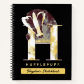 Harry Potter | HUFFLEPUFF™ Badger Zeichnend Notizblock (Vorderseite)