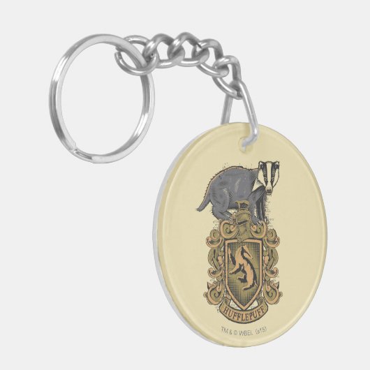 Harry Potter | Hufflepuff Crest with Badger Schlüsselanhänger (Vorderseite links)