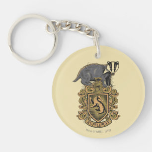 Harry Potter   Hufflepuff Crest with Badger Schlüsselanhänger