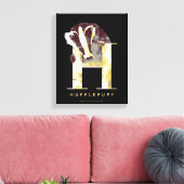 Harry Potter | HUFFLEPUFF™ Dachs Wasserfarben Leinwanddruck (Insitu (Wohnzimmer))