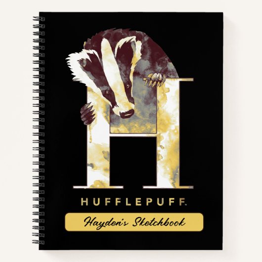 Harry Potter | HUFFLEPUFF™ Dachs Zeichnung Notizblock (Vorderseite)