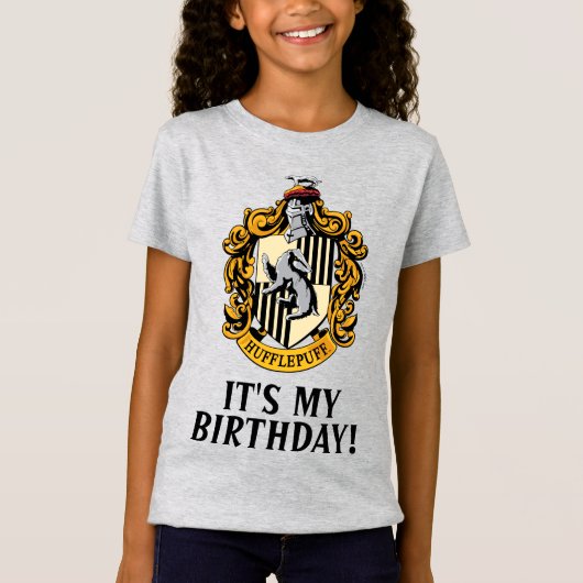 Harry Potter | Hufflepuff - Das ist mein Geburtsta T-Shirt (Vorderseite)