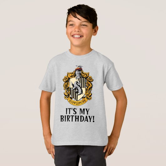 Harry Potter | Hufflepuff - Das ist mein Geburtsta T-Shirt (Vorne ganz)
