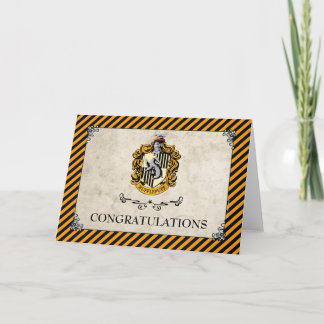 Harry Potter | Hufflepuff Glückwunsch Karte