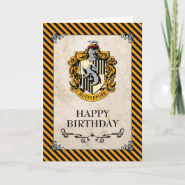 Harry Potter | Hufflepuff Happy Birthday Karte