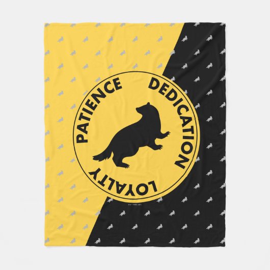 Harry Potter | HUFFLEPUFF™ House Lines Graphic Fleecedecke (Vorderseite)