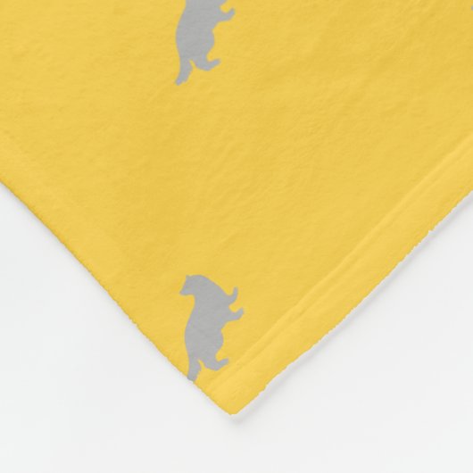 Harry Potter | HUFFLEPUFF™ House Lines Graphic Fleecedecke (Ecke)