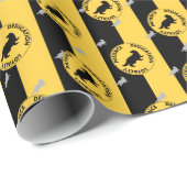 Harry Potter | HUFFLEPUFF™ House Lines Graphic Geschenkpapier (Rolleneckpunkt)