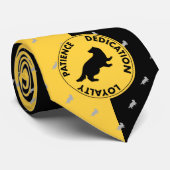 Harry Potter | HUFFLEPUFF™ House Lines Graphic Krawatte (Gerollt)