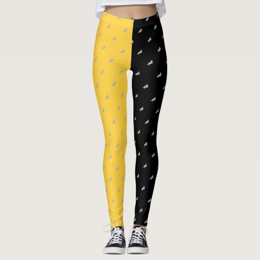 Harry Potter | HUFFLEPUFF™ House Lines Graphic Leggings (Vorderseite)