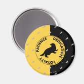 Harry Potter | HUFFLEPUFF™ House Lines Graphic Magnet (Vorderseite/Rückseite)