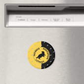 Harry Potter | HUFFLEPUFF™ House Lines Graphic Magnet (In Situ (Geschirrspüler))